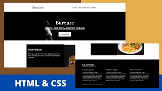 Créer un Site Vitrine Complet étape par étape en HTML amp CSS [upl. by Jocko]