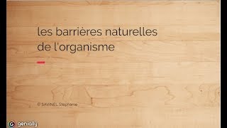 les barrières naturelles de lorganisme [upl. by Ecyob771]