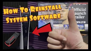 How to ReinstallReformat Your PS5 System Software Using A USB  Fix All Errors [upl. by Reahard]