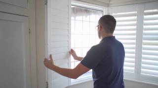 How to install Inside Mount Shutters [upl. by Oinotnanauj]