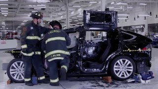 Tesla Model X First Responder Training  Advanced Extrication [upl. by Olwen213]