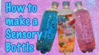 How to make a Sensory Bottle  Easy  Quick  DIY [upl. by Akiaki94]