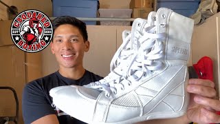 Superare Boxing Shoes REVIEW GREAT BOXING SHOES FOR FOOTWORK AND AGILITY [upl. by Ennovad]