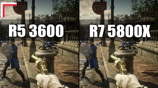 AMD Ryzen 5 3600 vs AMD Ryzen 7 5800X — Test in 10 Games 1080p 1440p 4K [upl. by Quillon]