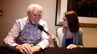 Clive Cussler Interview at ThrillerFest 2015 with Jessica Mazo [upl. by Hannasus]