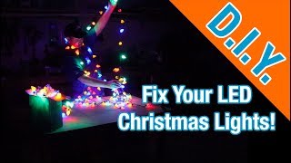 How to Fix LED Christmas Lights [upl. by Anined327]