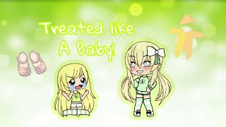 Treated like a Baby Gacha life Mini Movie [upl. by Heyes861]