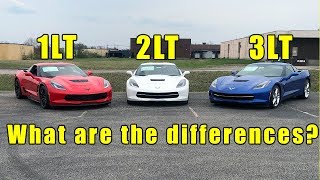 What are the differences 2019 Chevy corvette Trim levels explained Stingray Z51 Grand Sport Z06 [upl. by Ardnaik]