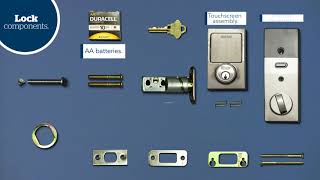 How To Install Your Schlage Sense™ Smart Deadbolt [upl. by Kinemod]