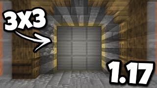 EASY 3x3 Piston Door In Minecraft Bedrock 117 Windows 10 PS5 PS4 Xbox MCPE Switch [upl. by Alansen739]