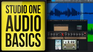 Studio One Audio Recording and Editing Basics [upl. by Anaeli]