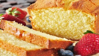 Pound Cake Classic Version  Joyofbakingcom [upl. by Ocsirf]