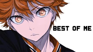 Haikyuu AMV  best of me [upl. by Nnayram220]