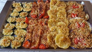 VERDURE GRATINATE AL FORNO FAVOLOSE ZUCCHINEPATATEMELANZANEPEPERONI  CRISPY VEGETABLES [upl. by Natascha104]