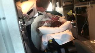 Baby Born In Car Ambulance Ride To Hospital [upl. by Jotham339]