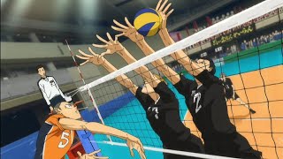 Karasuno vs Inarizaki  LAST POINT  Haikyuu To The Top [upl. by Auqinu568]