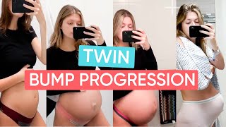 Twin Bump Timelapse  Jen Stone  Channel Mum [upl. by Kendricks128]