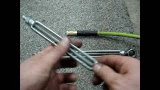 DIY ClampTite Wire Clamping Clone Using Turnbuckles [upl. by Dry]