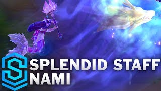 Splendid Staff Nami Skin Spotlight  League of Legends [upl. by Nahc62]