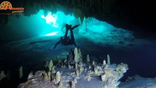 Cenote diving Dreamgate Mexico [upl. by Siberson]