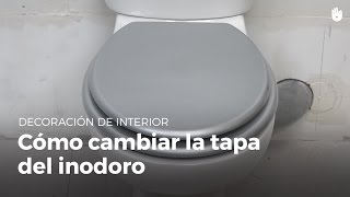 Cómo cambiar la tapa del WC  Bricolaje DIY [upl. by Wini229]