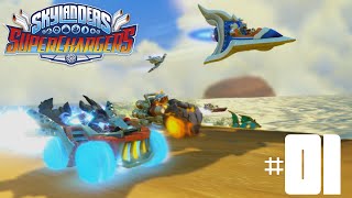 Skylanders SuperChargers Wii U  Part 1 The Rift to Skylands Chapters 14 [upl. by Arymas880]