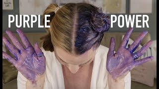 PURPLE SHAMPOO Brassy Hair BEFORE amp AFTER  skip2mylou [upl. by Marlena608]