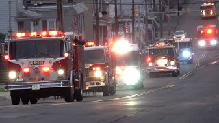 Englewood Block Party Fire Truck Parade 2021 [upl. by Hurwit]