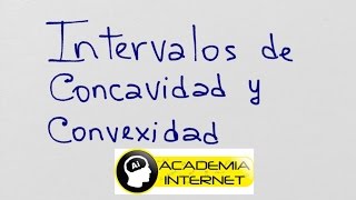 Intervalos de convexidad y concavidad [upl. by Hausner]