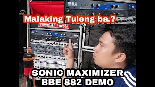 Sonic Maximizer BBE 882 Demo amp Connection in 3 way Setup [upl. by Aniv]