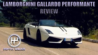 Lamborghini Gallardo Performante Review  Fifth Gear Classic [upl. by Hterag]