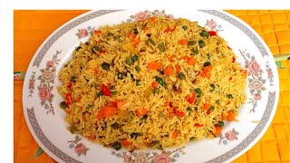 How to make Vegetable Fried RiceVegetable Rice RecipeFried Rice [upl. by Florencia990]