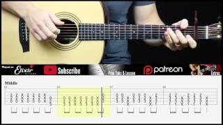 Stitches Shawn Mendes Guitar Tabs [upl. by Kaden]