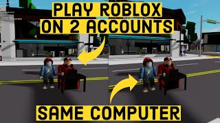 How to Play Roblox with 2 Accounts at the Same Time on PC Windows 10 [upl. by Sauncho]