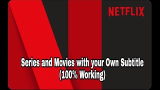 How to add any language subtitles to NETFLIX [upl. by Jessy683]