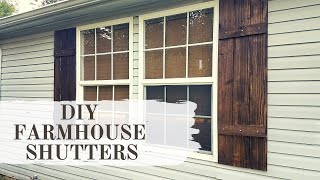 DIY Farmhouse Shutters [upl. by Demy]