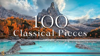 Top 100 Classical Music Pieces [upl. by Nydia130]