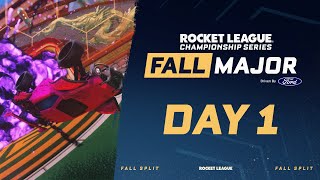 RLCS Fall Major  Swiss Stage  Day 1 [upl. by Annaj]