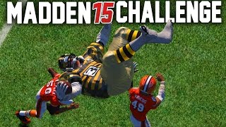 Madden NFL 15 Challenge  Can A Giant Player Hurdle A Tiny Player [upl. by Eohce]