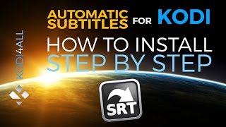 How to install automatic subtitles for Kodi step by step tutorial [upl. by Silisav]