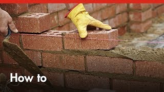 Bricklaying 101 How To Build A Brick Wall  Bunnings Warehouse [upl. by Notlim]