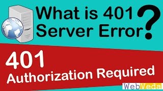 What is 401 Authorization Required Error [upl. by Gabbi808]