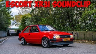 Ford Escort MK3 XR3i  Exhaust Soundclip [upl. by Flip]