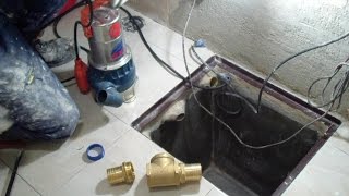 Come installare una POMPA SOMMERSA  How to install a submersible pump [upl. by Dellora752]