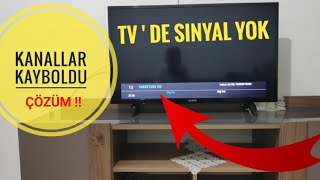 Televizyonda kanallar KAYBOLDU  ÇÖZÜM VESTEL  HILEVEL [upl. by Ketti]