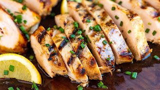 Perfect Juicy Grilled Chicken Recipe [upl. by Sucramrej]