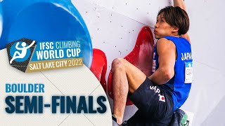 Boulder semifinals  Salt Lake City 2022 [upl. by Mou629]