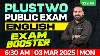 Plus Two Public Exam English  Exam Booster  Xylem Plus Two [upl. by Aleetha486]