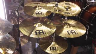 Meinl HCS Cymbal Super Set  20r 18c 16c 16ch 14h 10s [upl. by Naujuj]