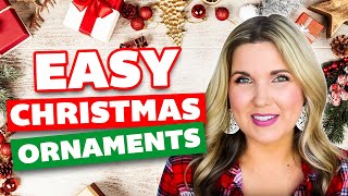 Easy Christmas Ornaments 🎄 Handmade Christmas Crafts DIY 🎄 [upl. by Dyl]